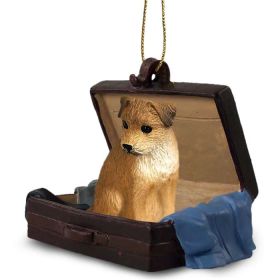 Border Terrier - "Traveling Companion" Suitcase Ornament