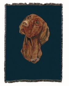 Vizsla Cotton Woven Throw