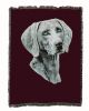 Weimaraner Cotton Woven Throw