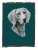 Weimaraner Cotton Woven Throw