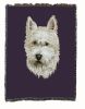 West Highland White Terrier 1 Cotton Woven Throw