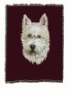 West Highland White Terrier 1 Cotton Woven Throw