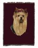 Yorkshire Terrier Cotton Woven Throw