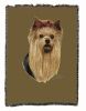 Yorkshire Terrier Cotton Woven Throw