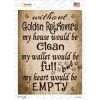 Golden Retrievers Without My House Would Be Clean Novelty Rectangle Sticker Decal