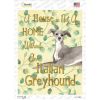 Italian Greyhound  Not A Home Without A  Novelty Rectangle Sticker Decal